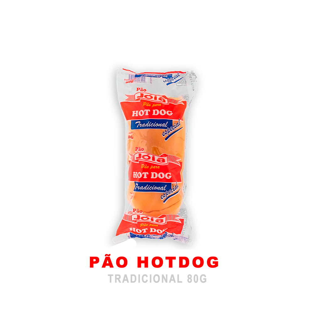 Pão hotdog tradicional 80g